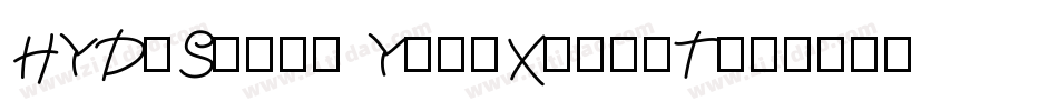 HYDiSheng YingXiongT字体转换